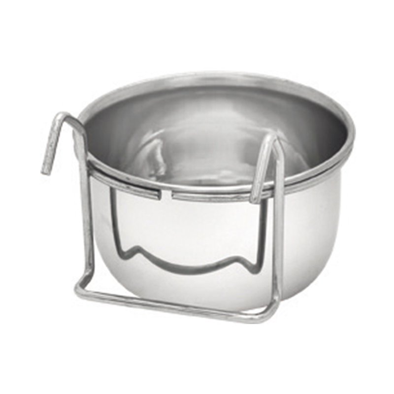 Comedero acero inoxidable con gancho - 0,3 l.