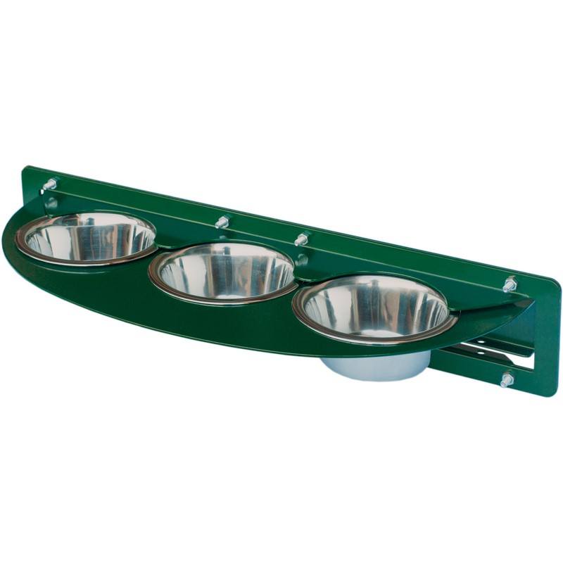 Soporte Giratorio con Comedero para loros 3 Dptos.