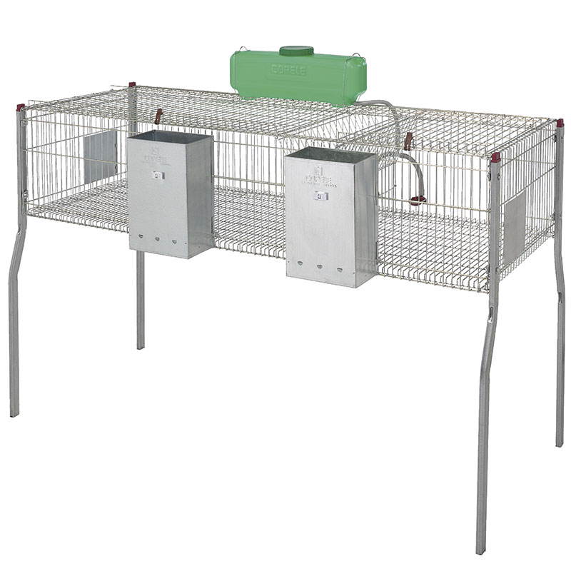 Metal Rabbit Cage Penta 3 - 2Dpt. - 1 Floor