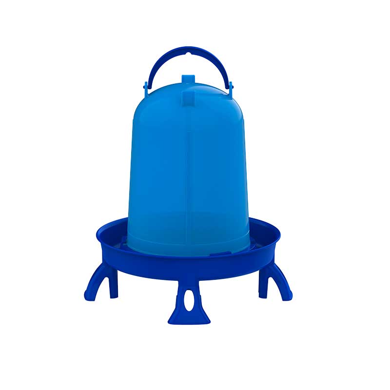 Eco Poultry Drinker with Legs Blue 10 l.