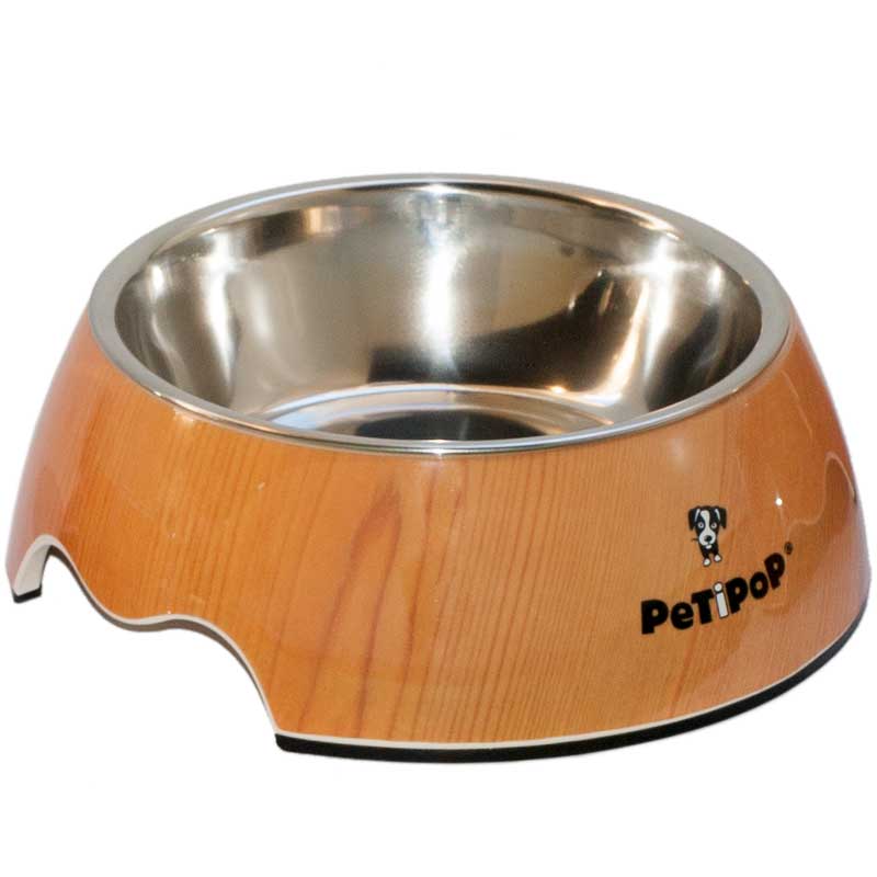 Melamine Petipop Bowl - Wood M