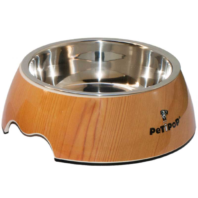 Melamine Petipop Bowl - Wood L